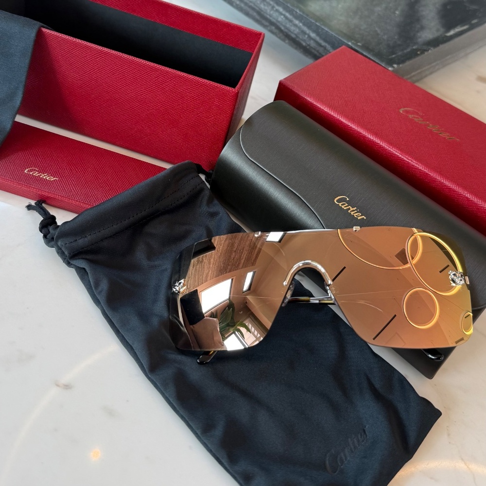 New Cartier Panthers Sunglasses Original - Picture 11 of 16